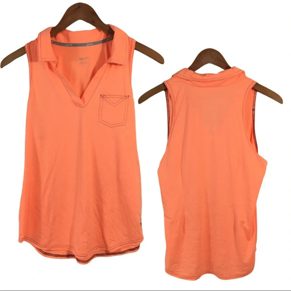 WS481 NWT JoFit Performance Sleeveless Polo Top S - Picture 1 of 6